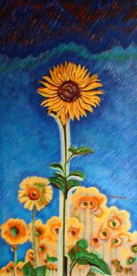  pintura girasol