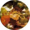 pintura Ninfas Hesprides